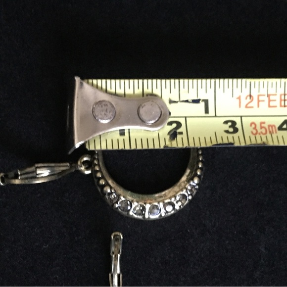 Moon and Star Celestial Theme Dangle Earrings - Picture 5 of 6